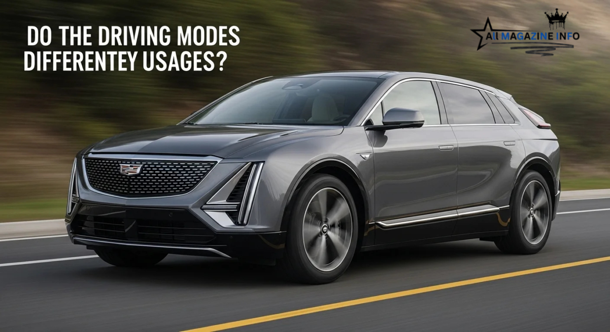 do the driving modes in cadillac lyriq offer different ranges or battery usages?