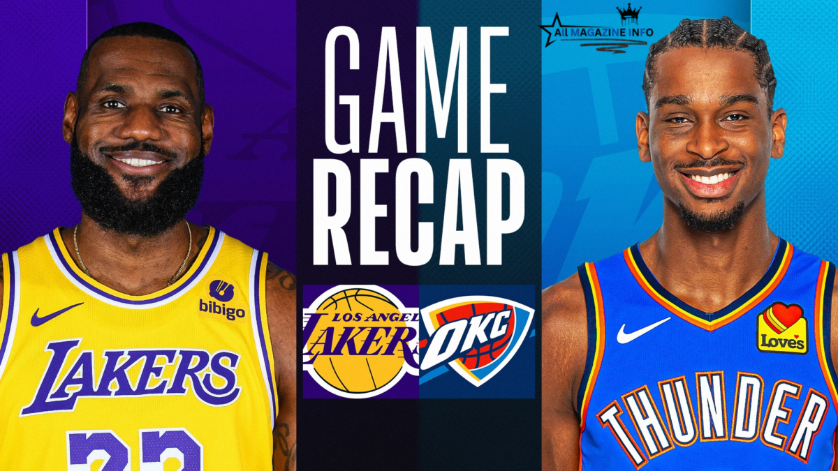 lakers vs okc thunder match player stats