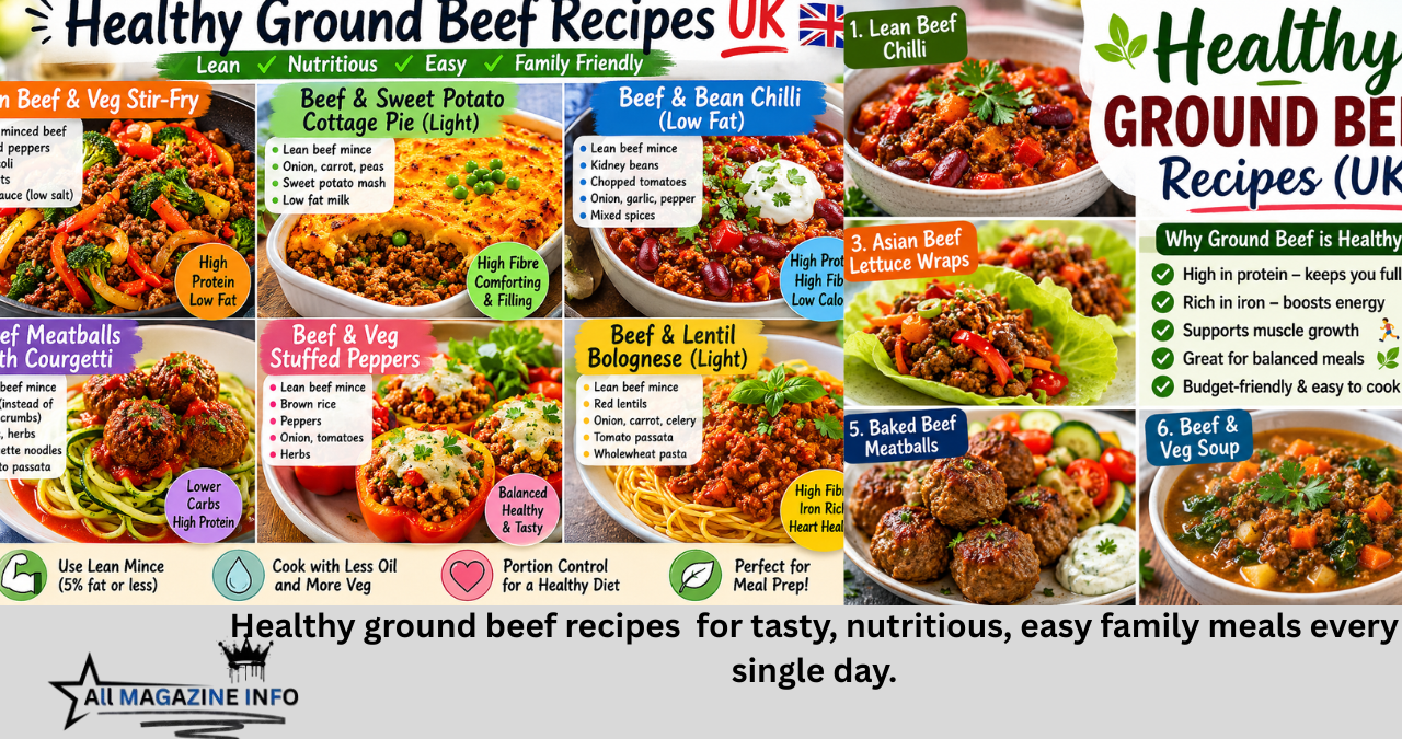 healthy ground beef recipes