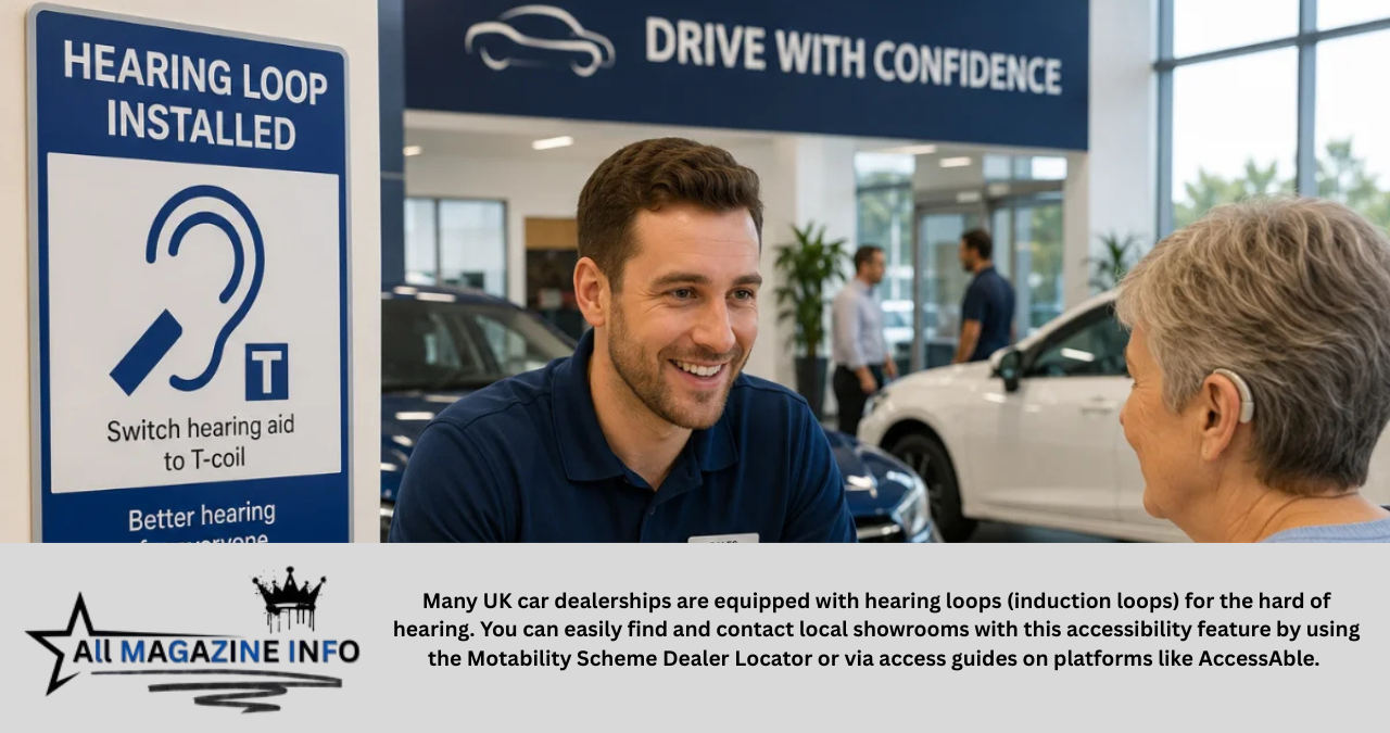 car dealership with hearing loop