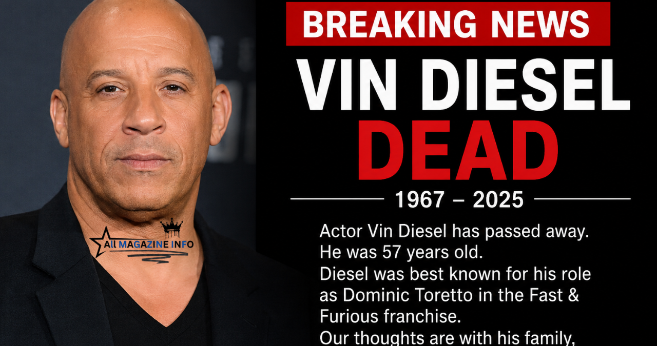 Is Vin Diesel Dead