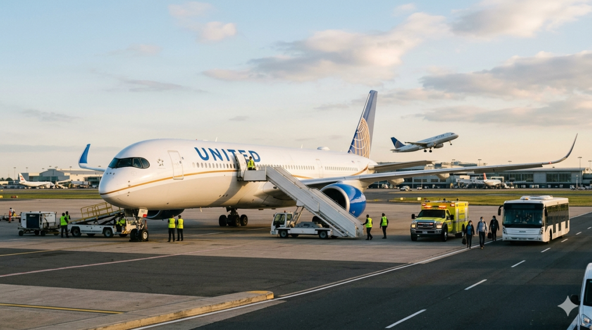 United Flight UA967 Diverted