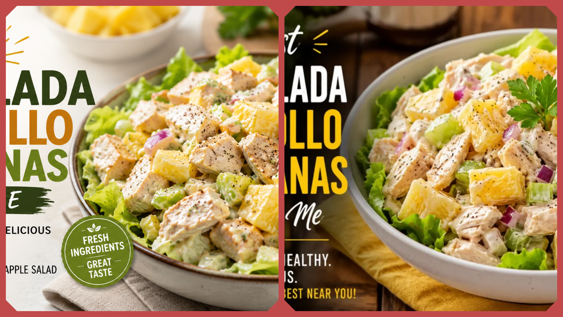 best ensalada de pollo y ananas near me