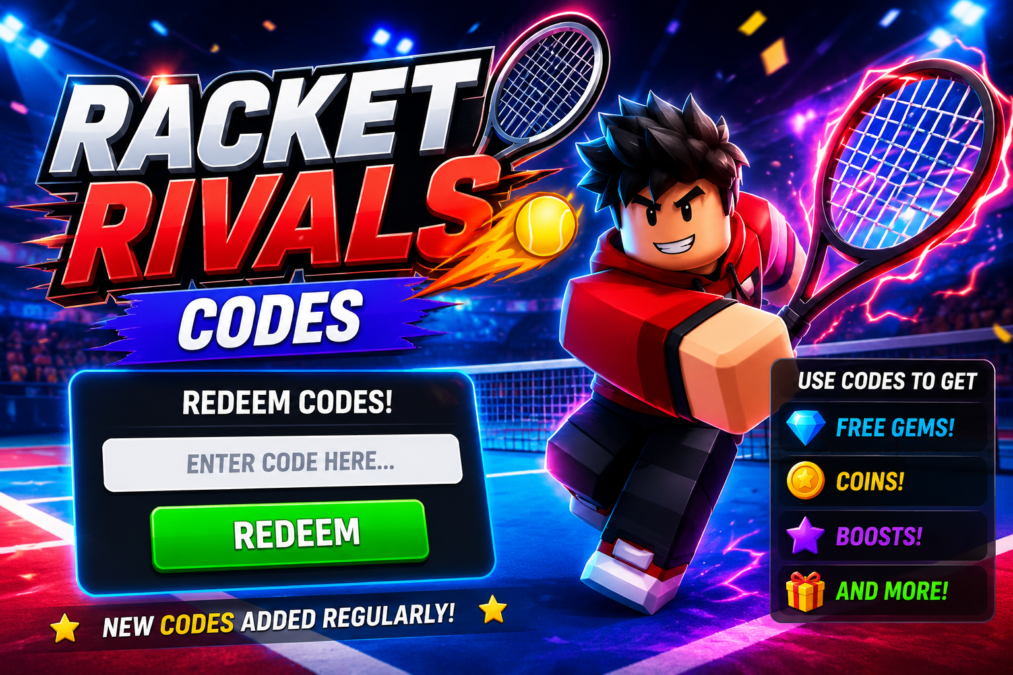 racket rivals codes